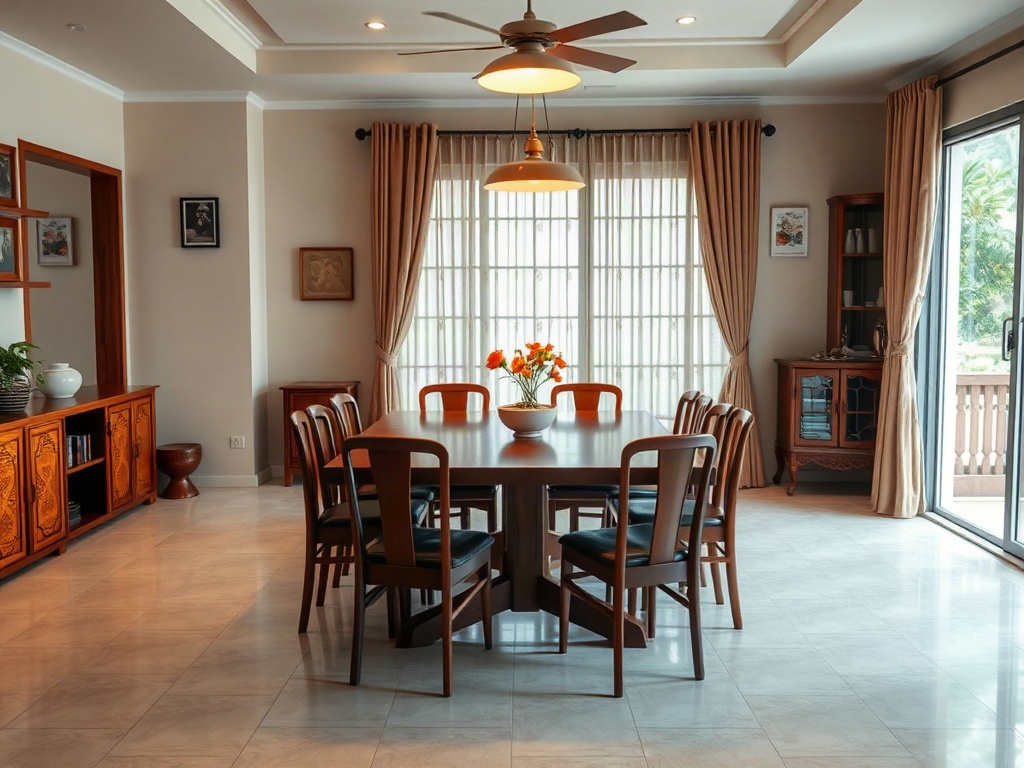 5 Bí Quyết Sử Dụng Bàn Ăn Lâu Bền Và Hiệu Quả Nhất 24 bàn ăn đặt vị trí hợp lý