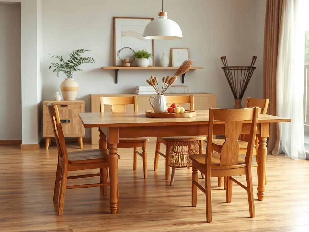 Bàn ăn gỗ gia đình - Cách bảo quản bàn ăn gỗ gia đình để dùng bền đẹp nhiều năm