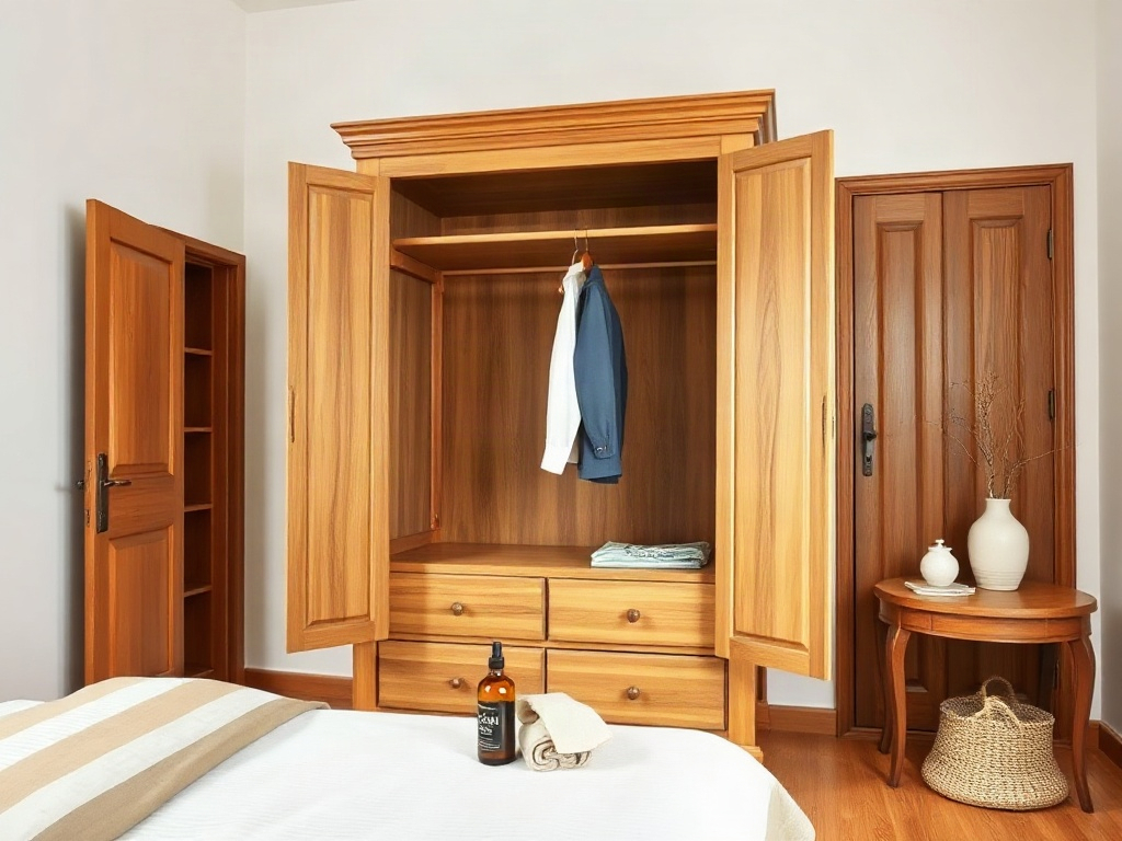 Bí quyết bảo quản tủ áo chống âm khí: kinh nghiệm thợ mộc 15 năm 14 Bí quyết bảo quản tủ áo chống âm khí - Bí quyết 1: Vệ sinh định kỳ đúng cách để loại bỏ nguồn gốc âm khí