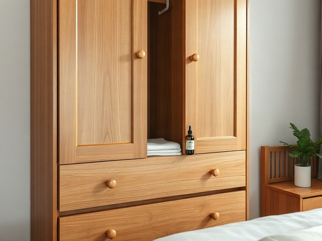 Bí quyết bảo quản tủ áo chống âm khí: kinh nghiệm thợ mộc 15 năm 33 Bí quyết bảo quản tủ áo chống âm khí - Bí quyết 4: Kiểm soát độ ẩm để tủ áo không sinh ẩm mốc