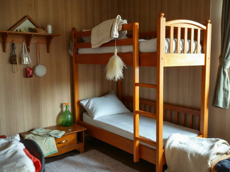5 Bước Vệ Sinh Giường Tầng Gỗ Để Luôn Sạch Đẹp Như Mới