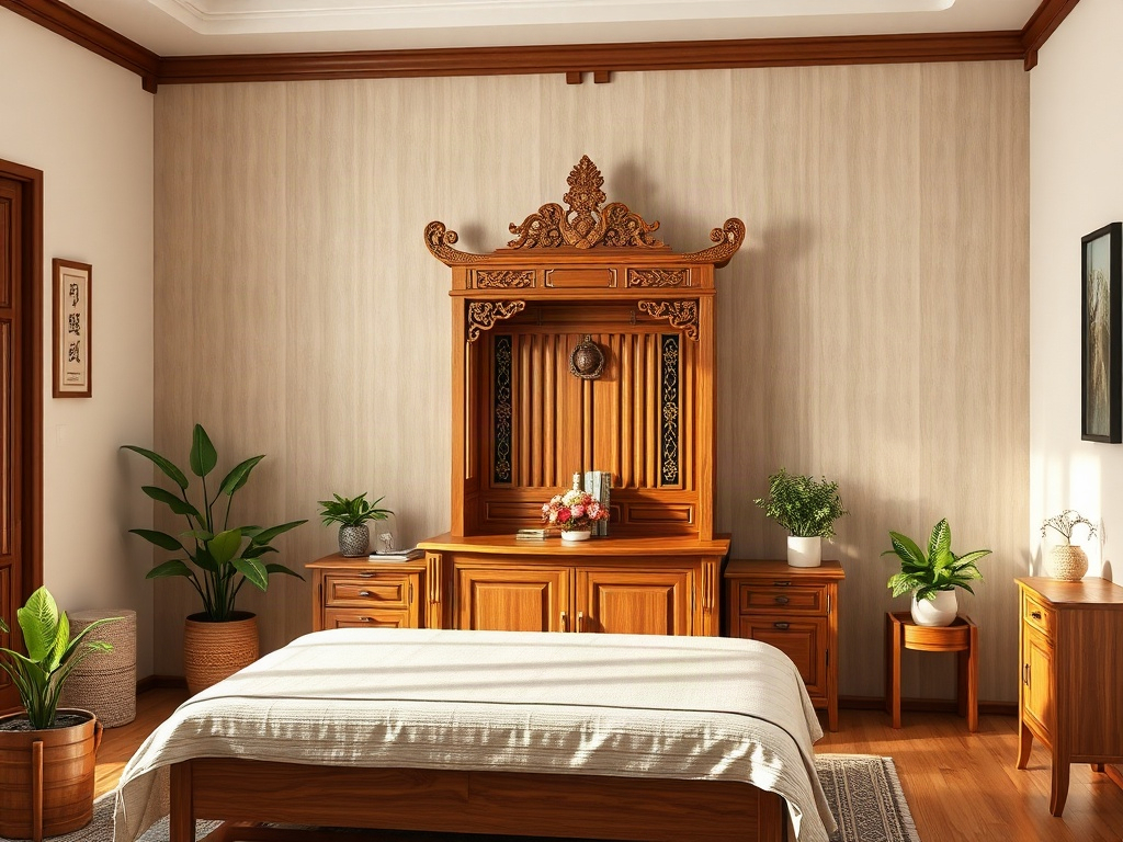 Cách bài trí bàn thờ hợp phong thủy - Nguyên tắc chọn vị trí đặt bàn thờ hợp phong thủy