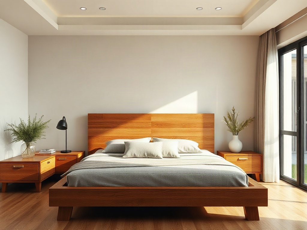 Đặc điểm nổi bật của giường gỗ tự nhiên: 10 ưu điểm thợ mộc khuyên biết trước khi mua 41 Đặc điểm nổi bật của giường gỗ tự nhiên - 7. Màu sắc gỗ tự nhiên dễ phối hợp với nhiều phong cách nội thất