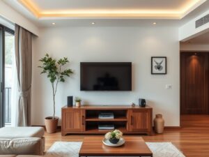 8 điều cần tránh khi đặt kệ tivi trong phòng khách
