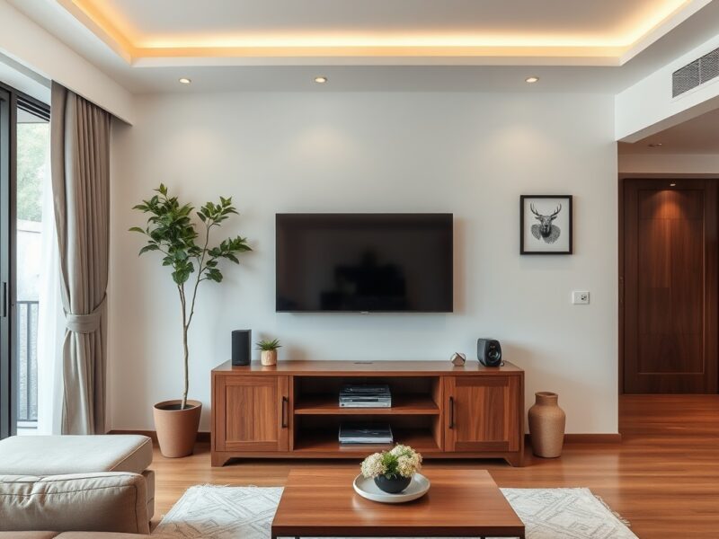 8 điều cần tránh khi đặt kệ tivi trong phòng khách 1 8 điều cần tránh khi đặt kệ tivi trong phòng khách