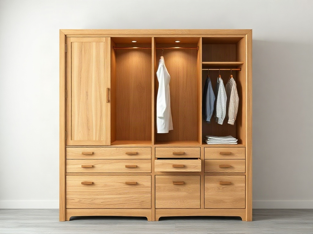 Giải Pháp Lưu Trữ Thông Minh Với Tủ Quần Áo Đa Chức Năng Cho Nhà Nhỏ 13 Giải pháp lưu trữ thông minh với tủ quần áo đa chức năng - Cách chọn kích thước và cấu trúc tủ hợp lý