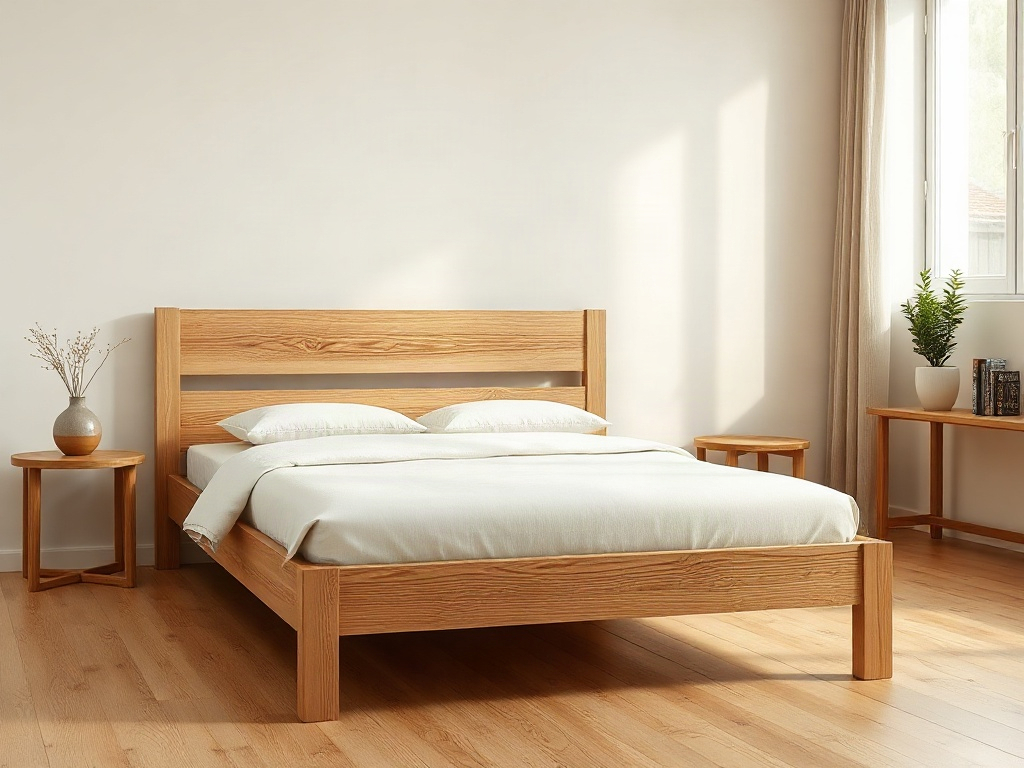 Giường gỗ gõ - 3 lý do khiến giường gỗ gõ trở thành lựa chọn nội thất cao cấp