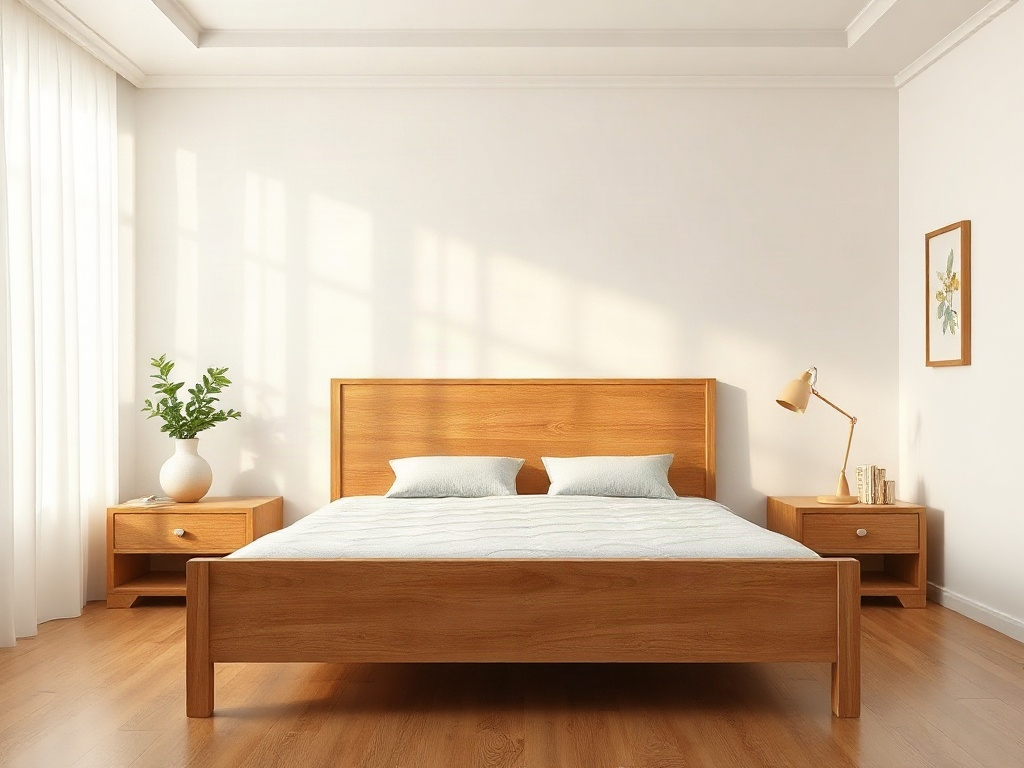 Giường gỗ gõ - Kinh nghiệm chọn mua giường gỗ gõ: đặt sẵn hay đóng theo yêu cầu