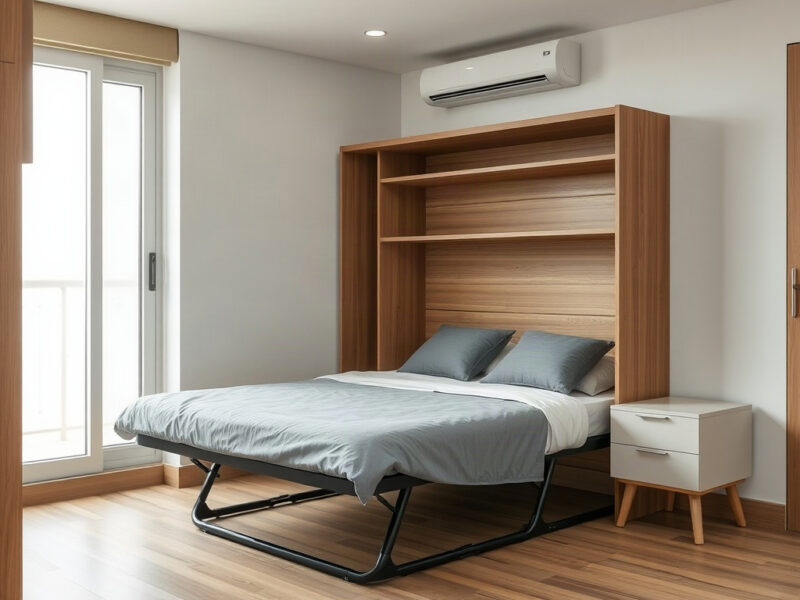 Giường xếp gấp gọn đa năng: Giải pháp tiết kiệm không gian tối ưu 1 Giường xếp gấp gọn đa năng: Giải pháp tiết kiệm không gian tối ưu