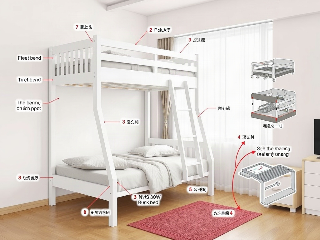 Hướng dẫn lắp ráp giường tầng chi tiết