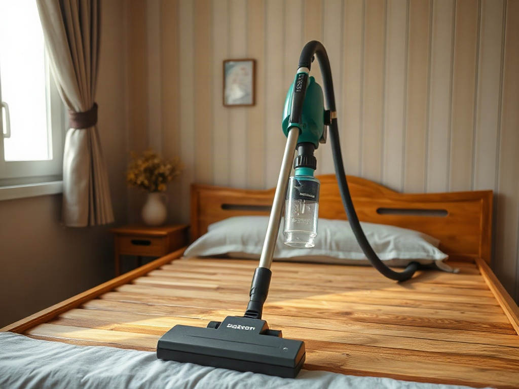 7 cách giảm bụi trên giường ngủ gỗ hiệu quả nhất 3 Hút bụi giường ngủ gỗ