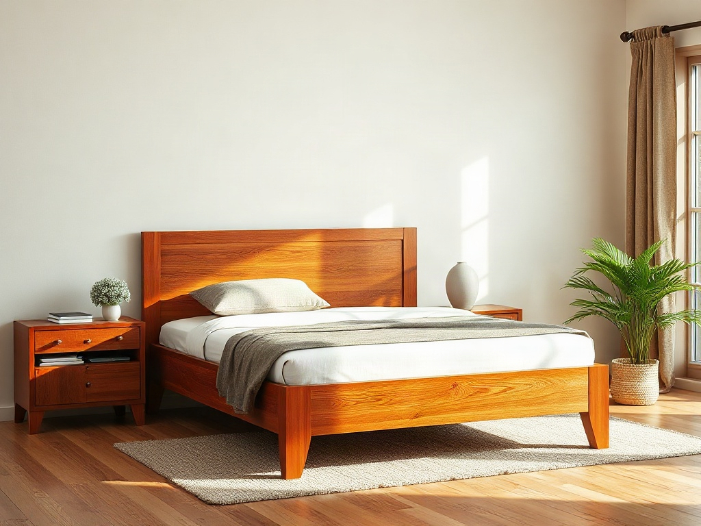 Mẫu giường gỗ đơn giản đẹp - Ba mẫu giường gỗ đơn giản đẹp đang được ưa chuộng nhất