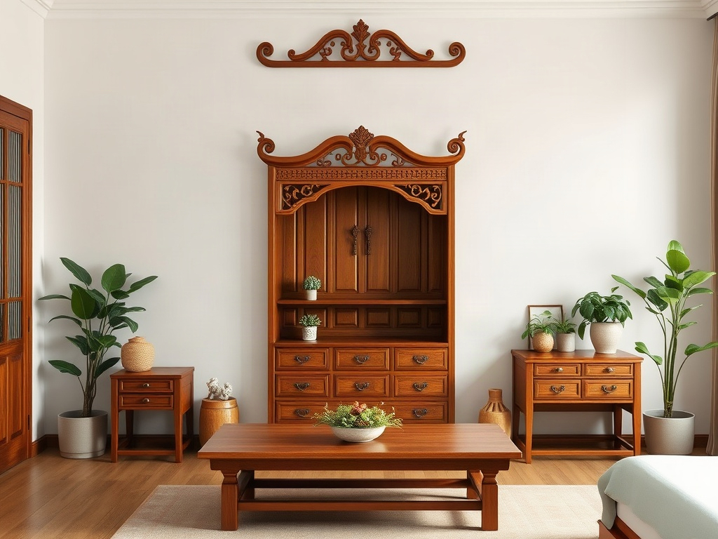 Mua bàn thờ gỗ ở đâu - Các mẫu bàn thờ gỗ được ưa chuộng nhất hiện nay