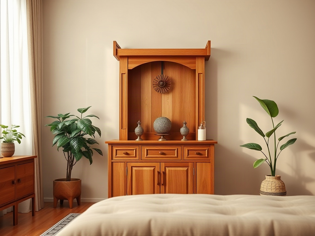 Mua bàn thờ gỗ ở đâu - Kinh nghiệm chọn bàn thờ gỗ phù hợp phong thủy và không gian nhà