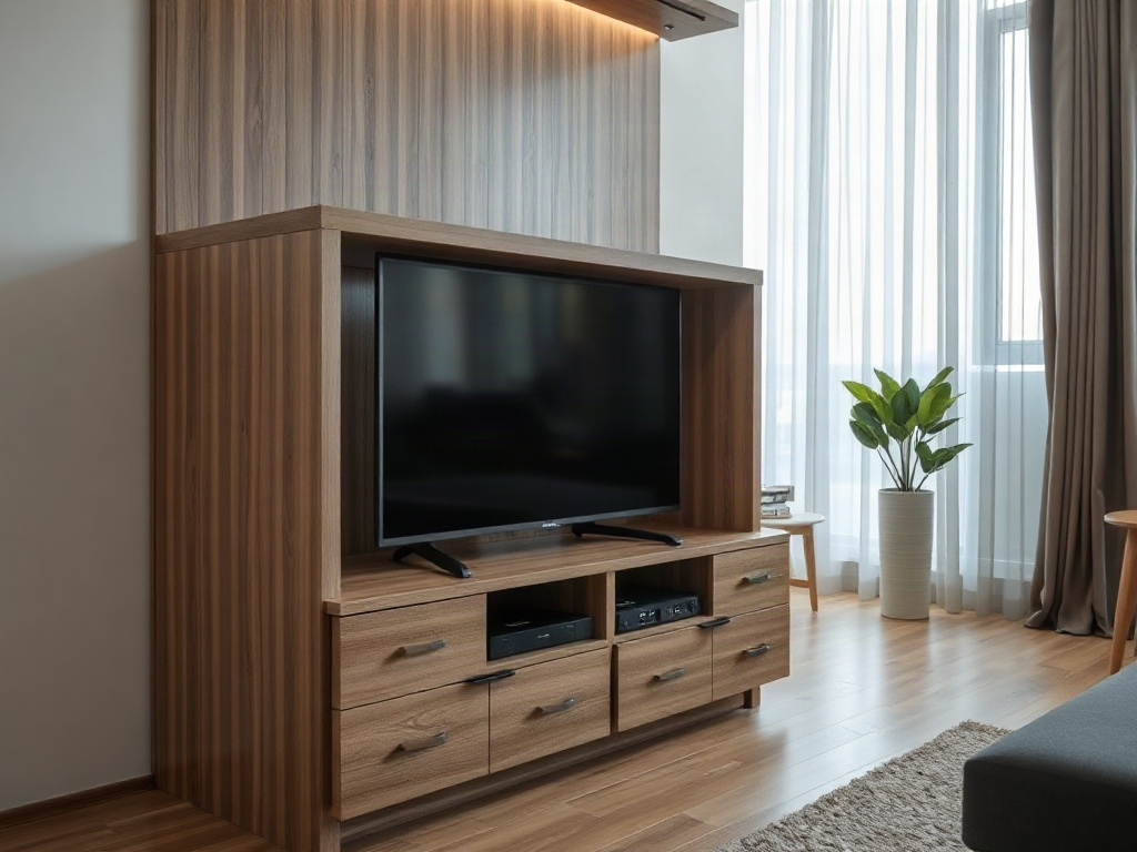 5 loại kệ tivi phù hợp mọi nội thất hiện đại và truyền thống 26 Ngăn chứa đồ của kệ tivi
