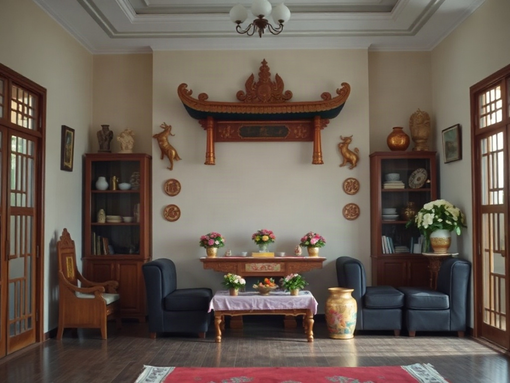 4 Mẹo Nhỏ Tủ Thờ Luôn Ngăn Nắp Và Gọn Gàng 26 Nhà Việt với tủ thờ được bảo quản tốt