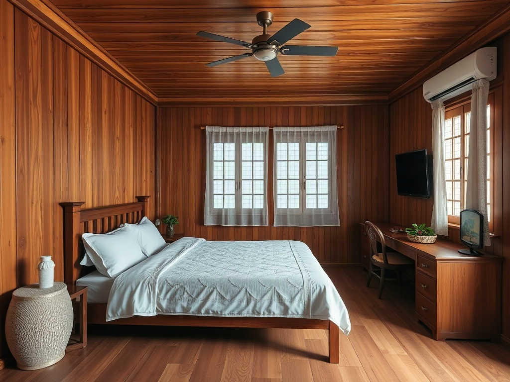6 dấu hiệu giường ngủ kém phong thủy bạn cần biết 10 phòng ngủ gỗ ấm cúng