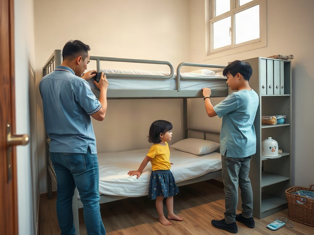 Sử dụng giường tầng đúng cách và an toàn