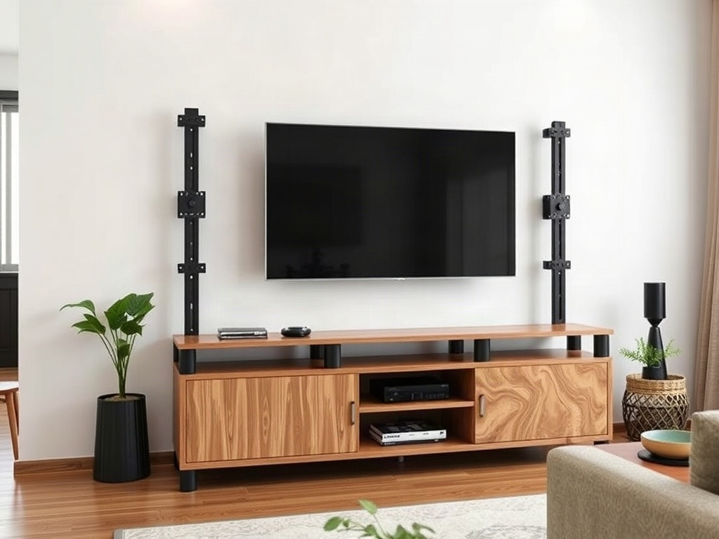 7 Yếu Tố Ảnh Hưởng Tuổi Thọ Kệ Tivi Bạn Cần Biết 4 Thiết kế kệ tivi chắc chắn với mối nối bền