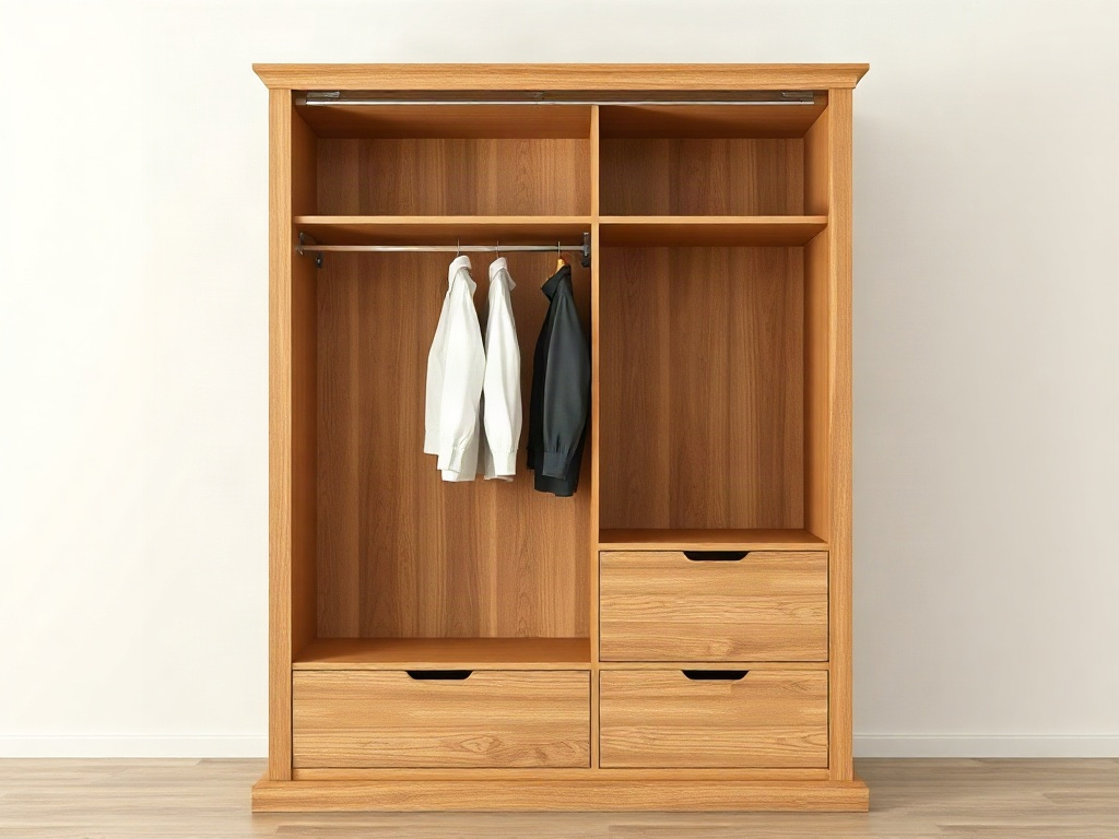 Thiết kế tủ quần áo gỗ - Bảng thông số kích thước tủ quần áo gỗ tham khảo theo diện tích phòng