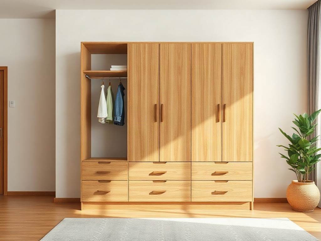 Thiết kế tủ quần áo gỗ - Cách đo đạc không gian trước khi chọn thiết kế tủ quần áo gỗ đẹp