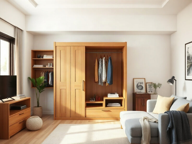 Thiết kế tủ quần áo gỗ
