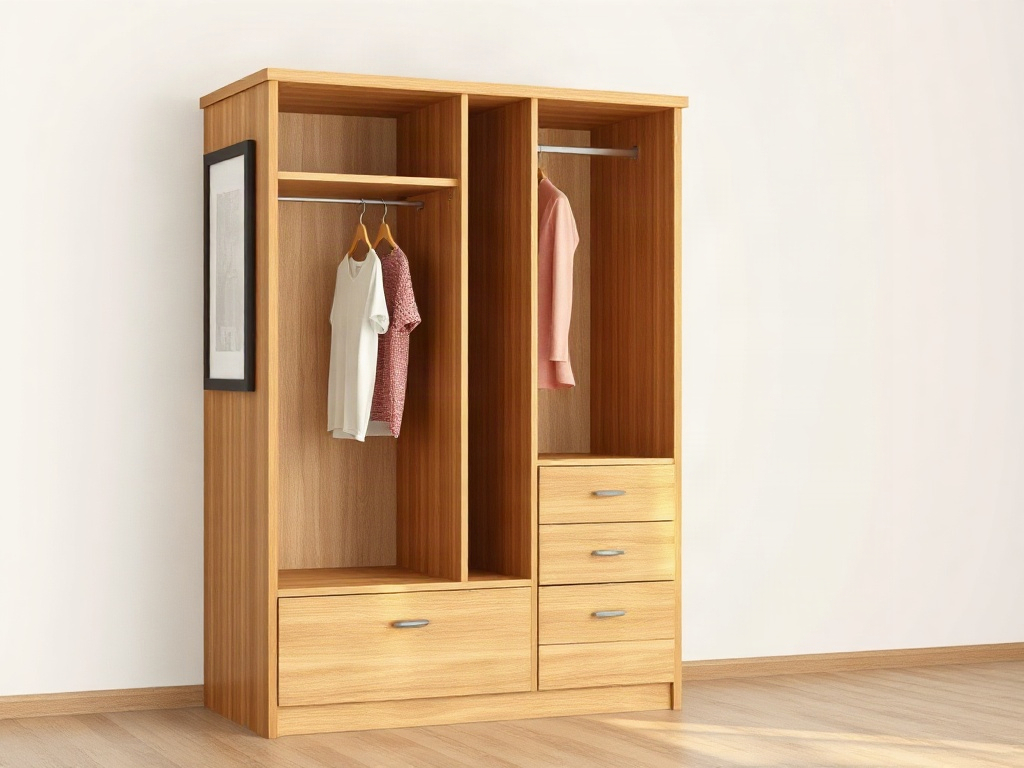 Thiết kế tủ quần áo gỗ - So sánh chất liệu gỗ trong thiết kế tủ quần áo gỗ tự nhiên và công nghiệp