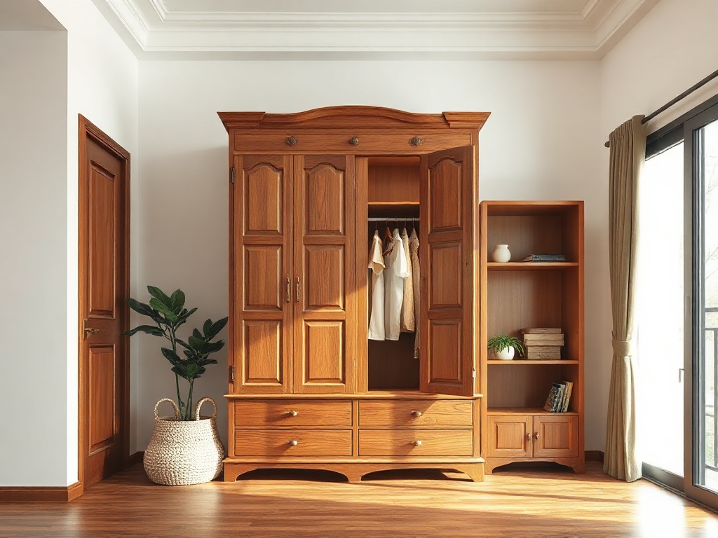Tủ quần áo gỗ xoan đào sang trọng - Bảng so sánh gỗ xoan đào với các loại gỗ phổ biến khác