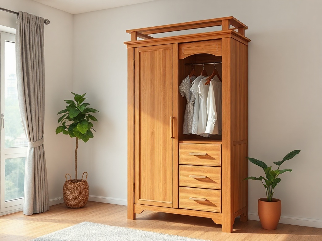 Tủ quần áo gỗ xoan đào sang trọng - Nên chọn tủ xoan đào đóng sẵn hay đặt làm theo yêu cầu?