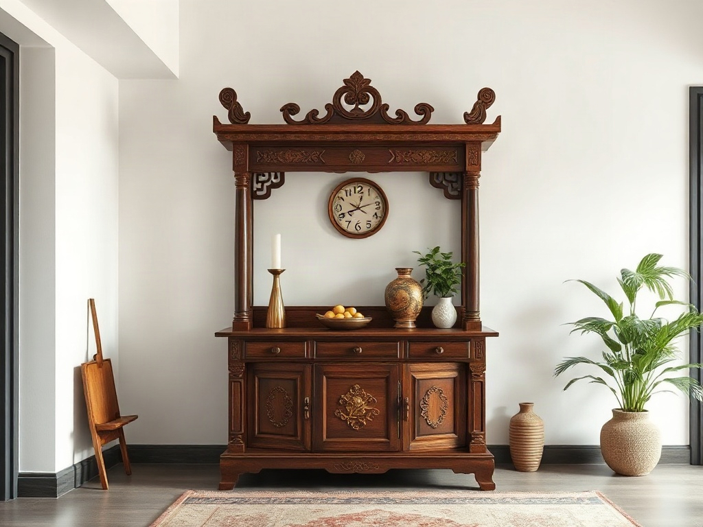 4 Mẹo Nhỏ Tủ Thờ Luôn Ngăn Nắp Và Gọn Gàng 6 Tủ thờ truyền thống với cách bày trí đơn giản