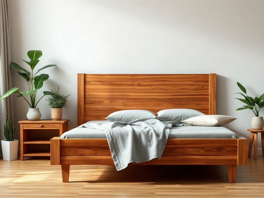 Yếu tố giúp giường ngủ chuẩn phong thủy - Chất liệu và kiểu dáng giường ảnh hưởng đến phong thủy