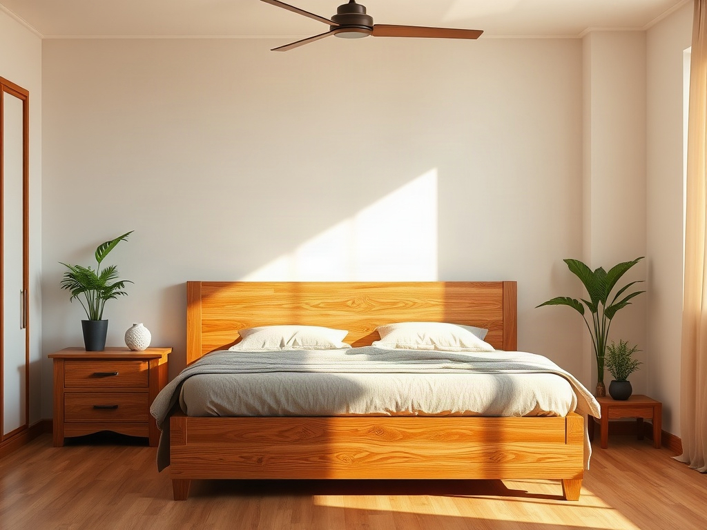Yếu tố giúp giường ngủ chuẩn phong thủy - Không gian và bố cục xung quanh giường ngủ