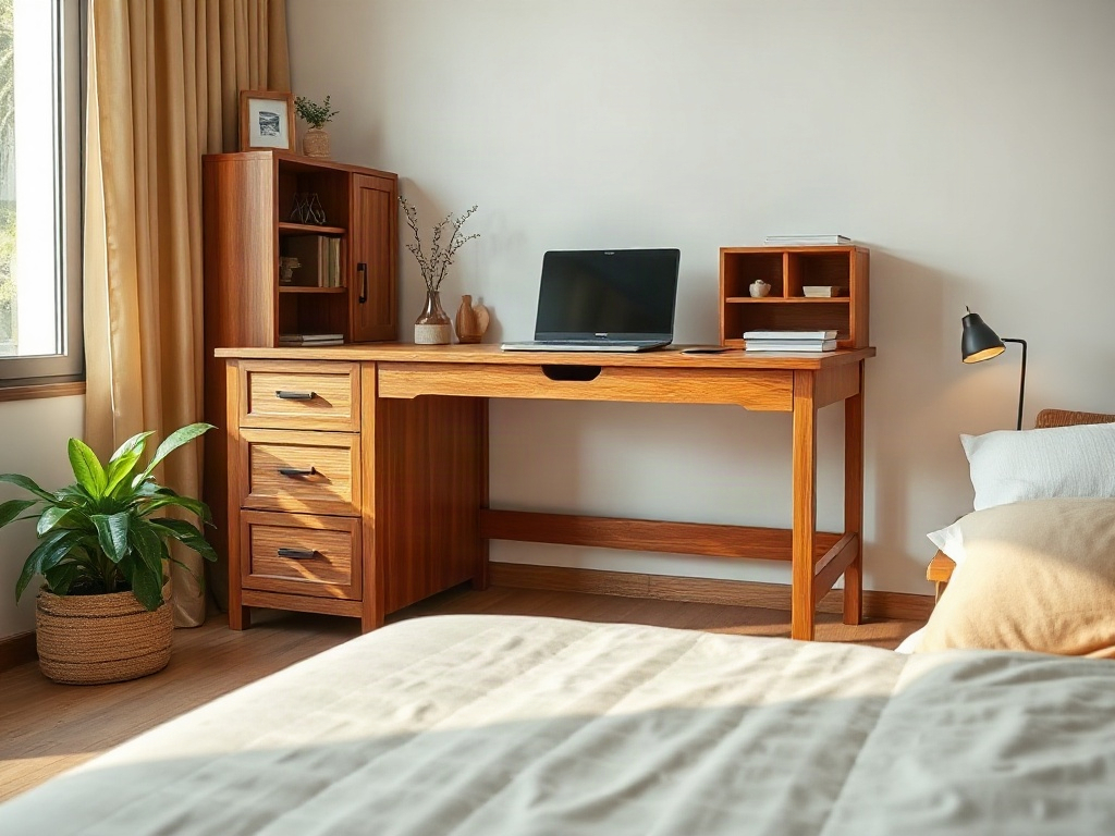6 Mẹo Chọn Bàn Làm Việc Hợp Mệnh Mộc Chuẩn Phong Thủy 26 6 mẹo chọn bàn làm việc hợp mệnh Mộc - Mẹo 4: Bố trí không gian làm việc gần gũi với thiên nhiên