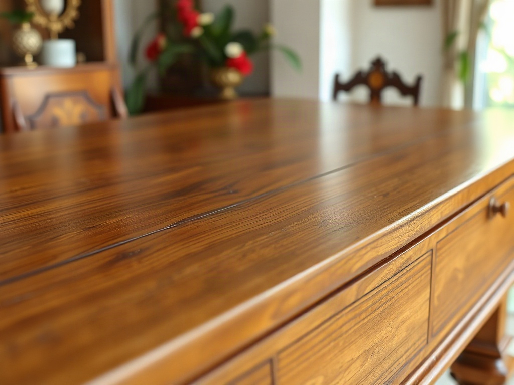 4 Cách Chống Xước Mặt Tủ Thờ Hiệu Quả Và Đơn Giản 24 Bề mặt tủ thờ gỗ có lớp phủ bảo vệ bóng loáng