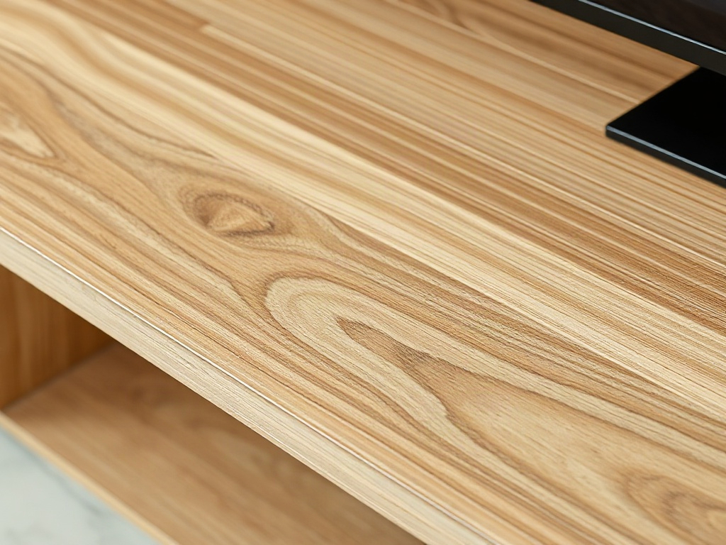 4 Điều Cần Biết Về Kệ Tivi Laminate Để Tối Ưu Không Gian Sống 3 Cận cảnh bề mặt kệ tivi laminate chống trầy xước
