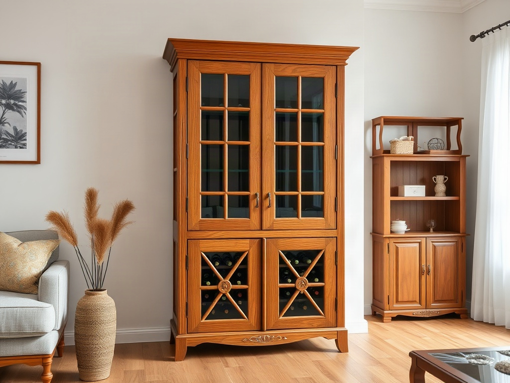Địa chỉ bán tủ rượu gỗ tại TPHCM uy tín: kinh nghiệm chọn từ thợ mộc 15 năm 14 Địa chỉ bán tủ rượu gỗ tại tphcm - Tiêu chí 1: Showroom trưng bày thực tế, không chỉ bán qua ảnh