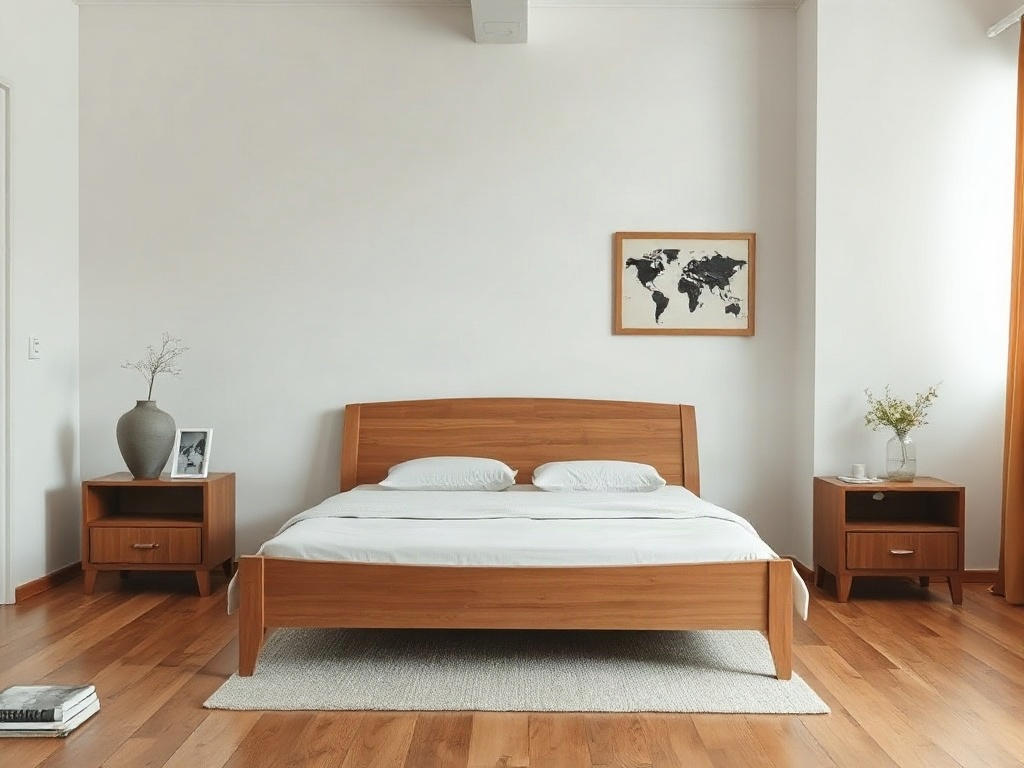 Giường gỗ công nghiệp tại quận 7 - So sánh giường gỗ công nghiệp và giường gỗ tự nhiên: nên chọn loại nào