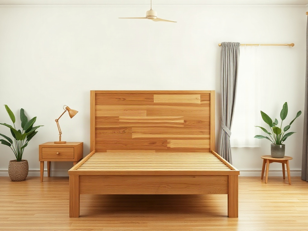 Giường gỗ công nghiệp tại quận 7 - Ưu và nhược điểm thực tế của giường gỗ công nghiệp