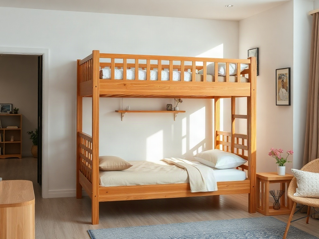 Giường tầng chất lượng cao trong showroom