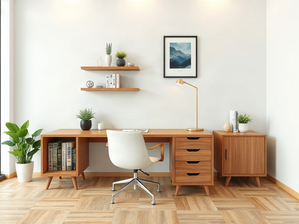 Gợi ý bàn làm việc hiện đại - 3 lưu ý khi chọn chất liệu bàn làm việc