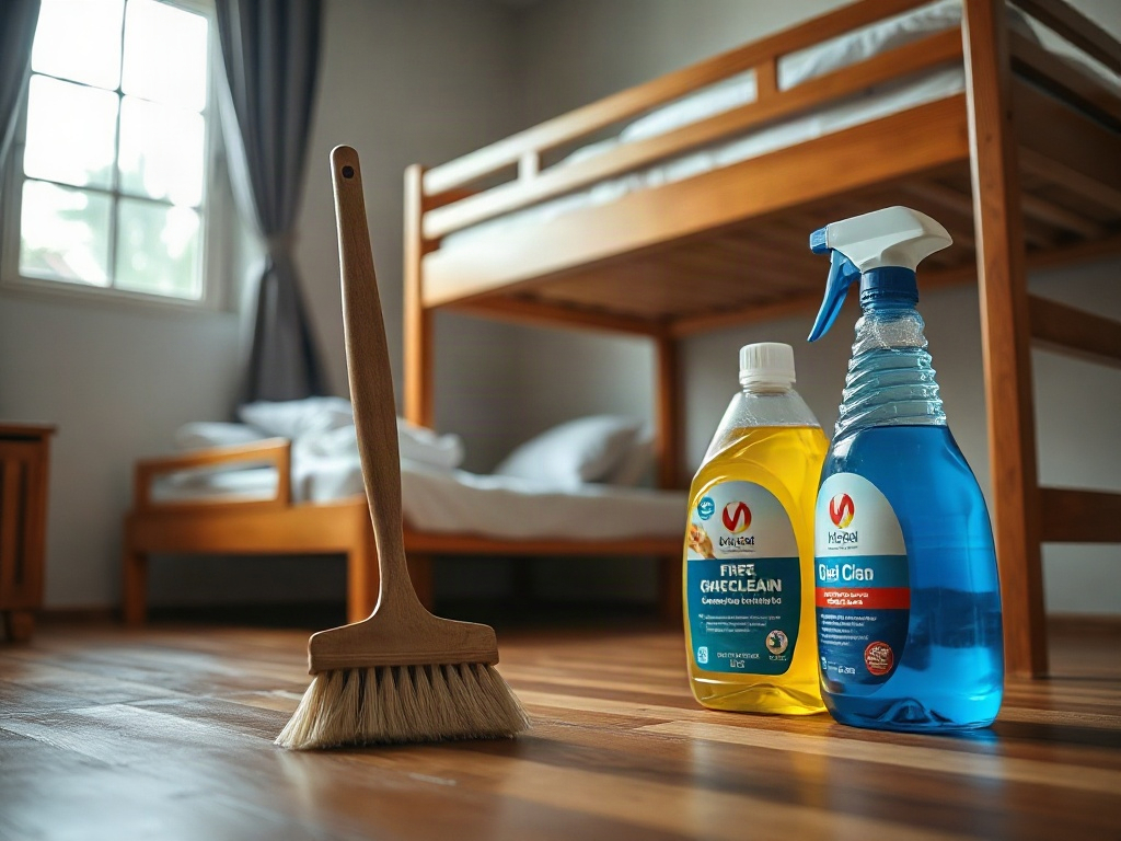 Hóa chất tẩy rửa mạnh gây hại cho giường tầng