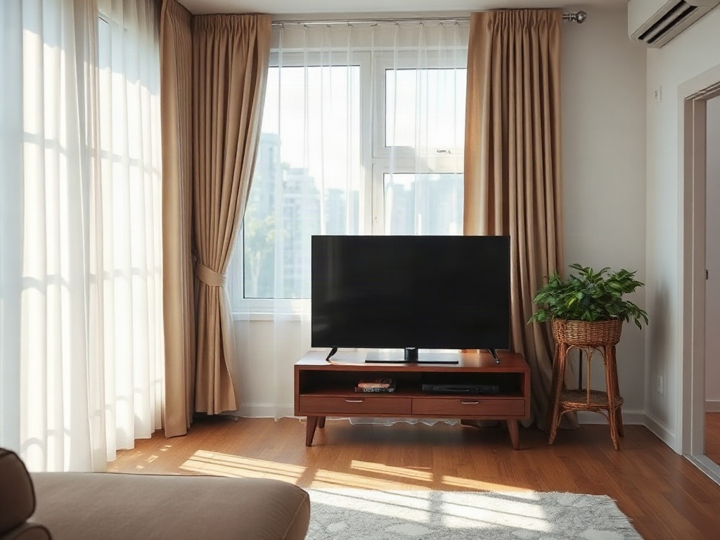 6 Mẹo giữ kệ tivi luôn sáng bóng và bền đẹp theo thời gian 21 Kệ tivi đặt tránh ánh sáng trực tiếp từ cửa sổ