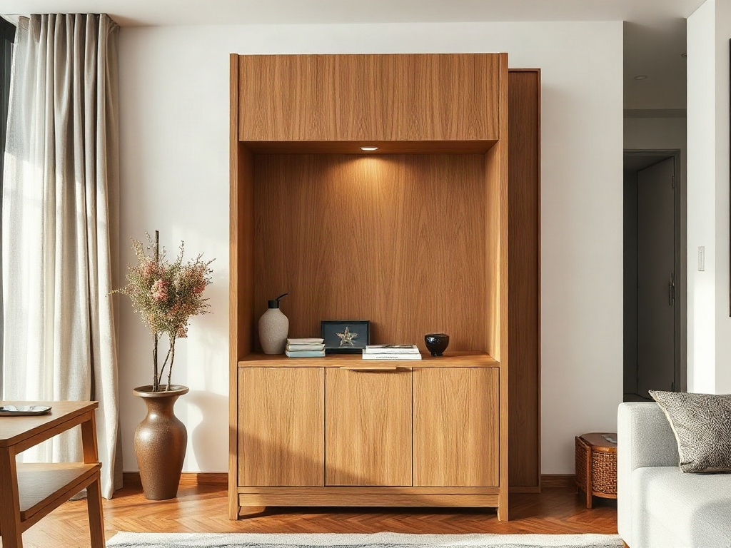 Kệ tivi gỗ hiện đại - Cách chọn kích thước kệ tivi gỗ hiện đại phù hợp diện tích phòng khách