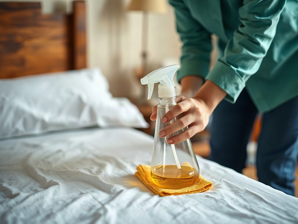Cách Khử Mùi Ẩm Mốc Giường Ngủ Đơn Giản Và Hiệu Quả 2 Khử mùi giường ngủ bằng giấm trắng