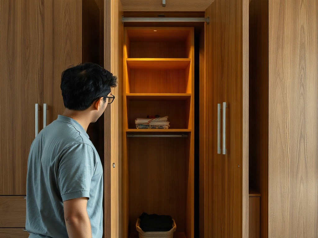 Kiểm tra mối mọt trong tủ quần áo