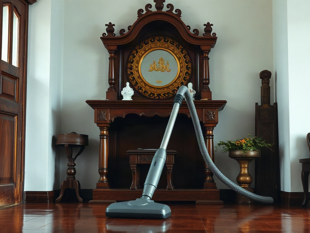 7 Cách Giảm Bụi Trên Bàn Thờ Gỗ Hiệu Quả Cho Gia Đình Việt 29 Máy hút bụi mini làm sạch bàn thờ gỗ