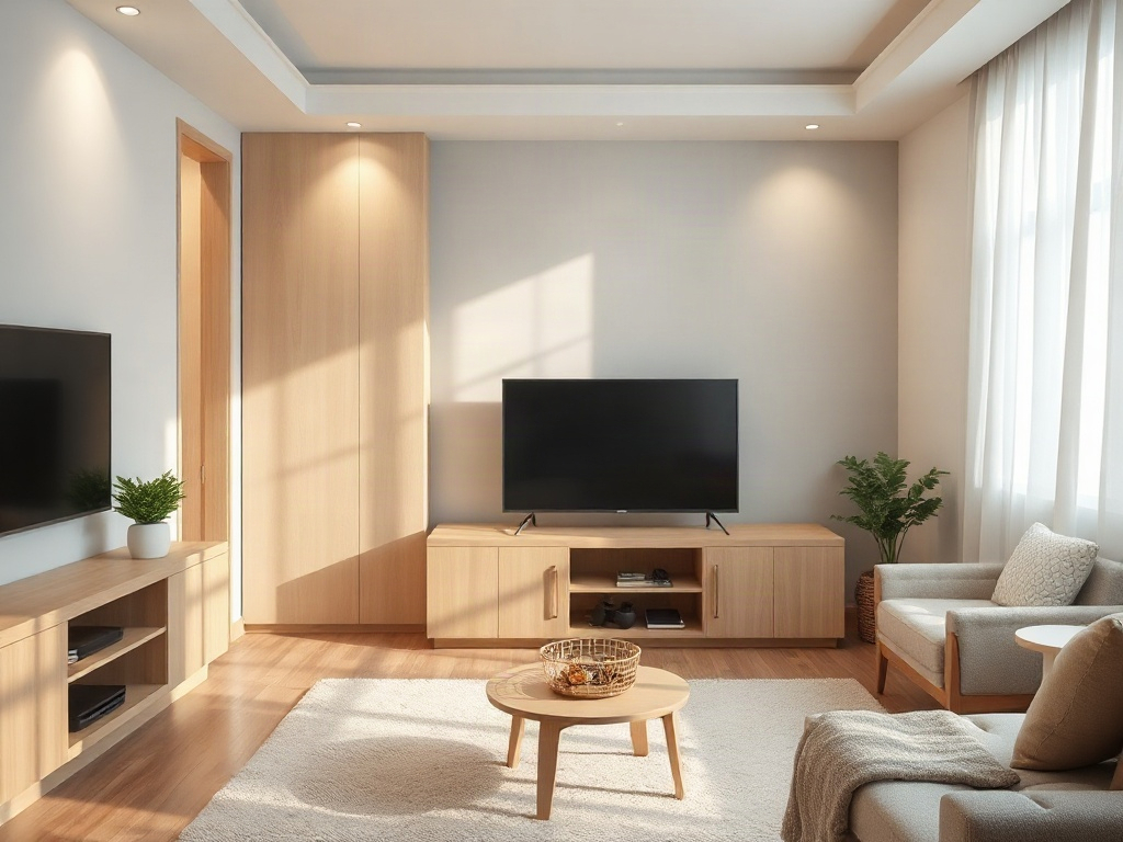 4 Điều Cần Biết Về Kệ Tivi Laminate Để Tối Ưu Không Gian Sống 16 Phòng khách hài hòa với kệ tivi laminate
