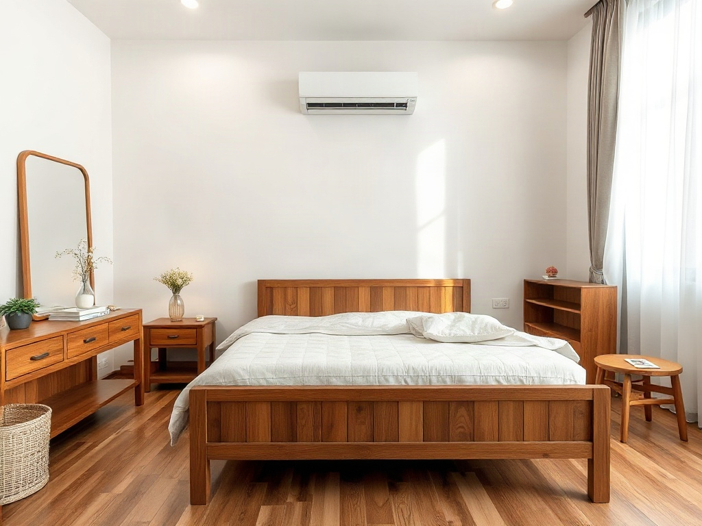 Cách chống xước mặt giường ngủ hiệu quả và bền lâu 25 Phòng ngủ với giường gỗ được sắp xếp hợp lý
