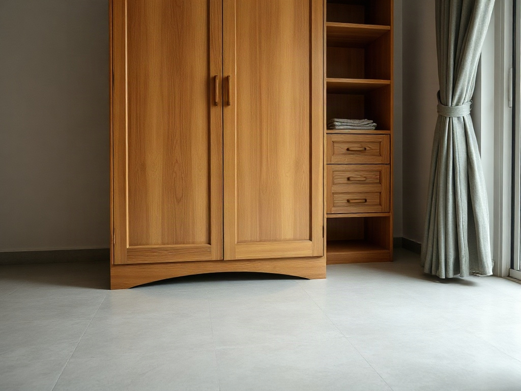 7 Cách Giảm Bụi Trên Tủ Quần Áo Gỗ Hiệu Quả Tại Nhà 15 Sàn nhà sạch sẽ gần tủ quần áo gỗ