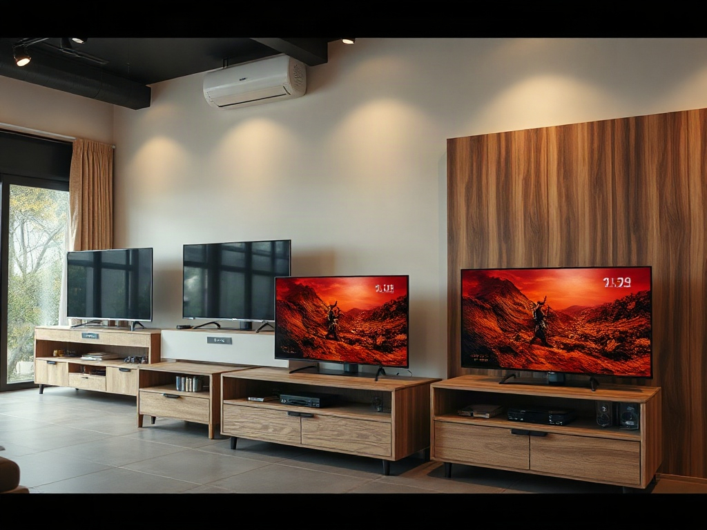 4 Điều Cần Biết Về Kệ Tivi Laminate Để Tối Ưu Không Gian Sống 24 Trưng bày kệ tivi laminate với nhiều kích thước